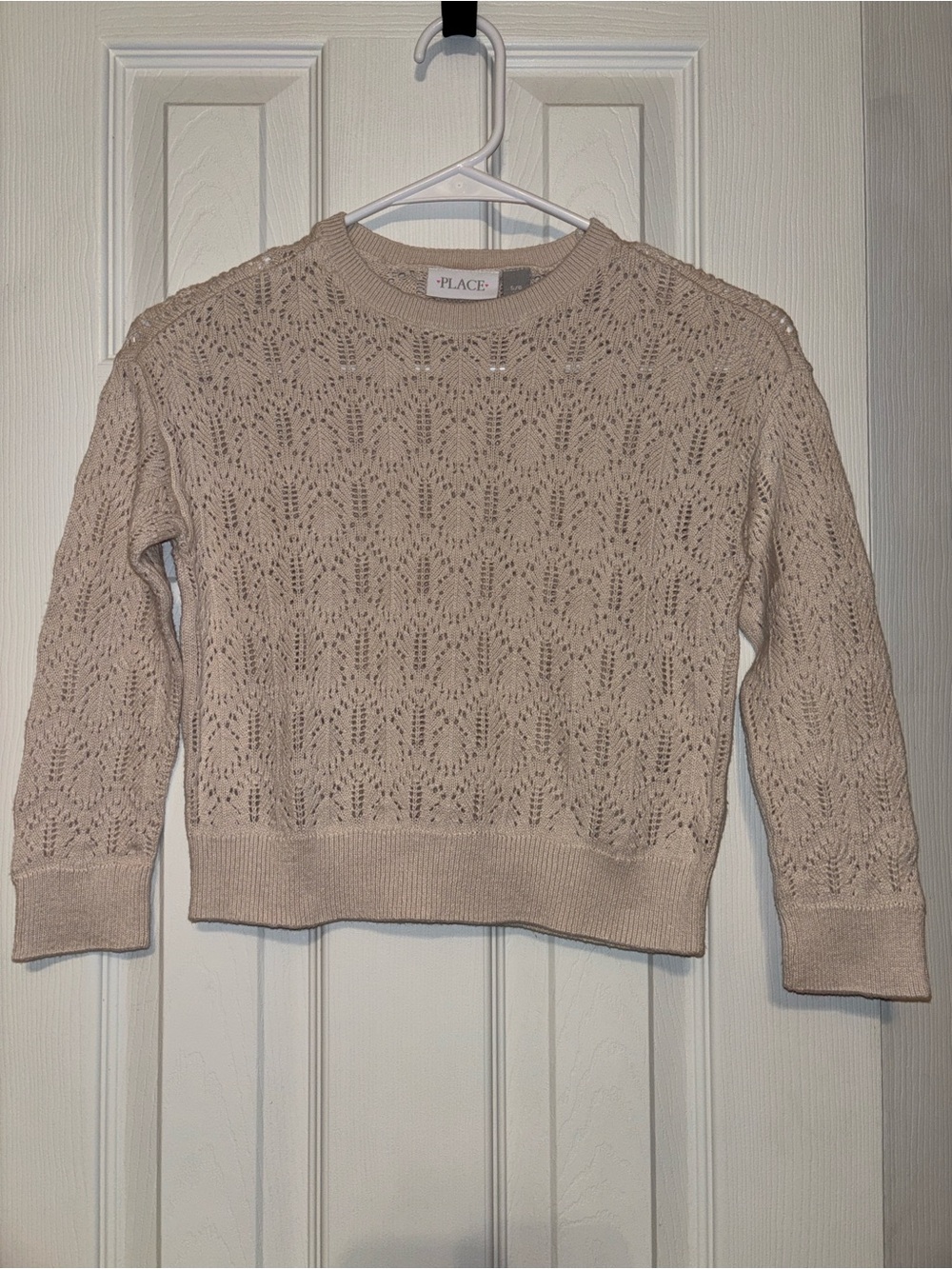 The Children’s Place Cream Knit Sweater